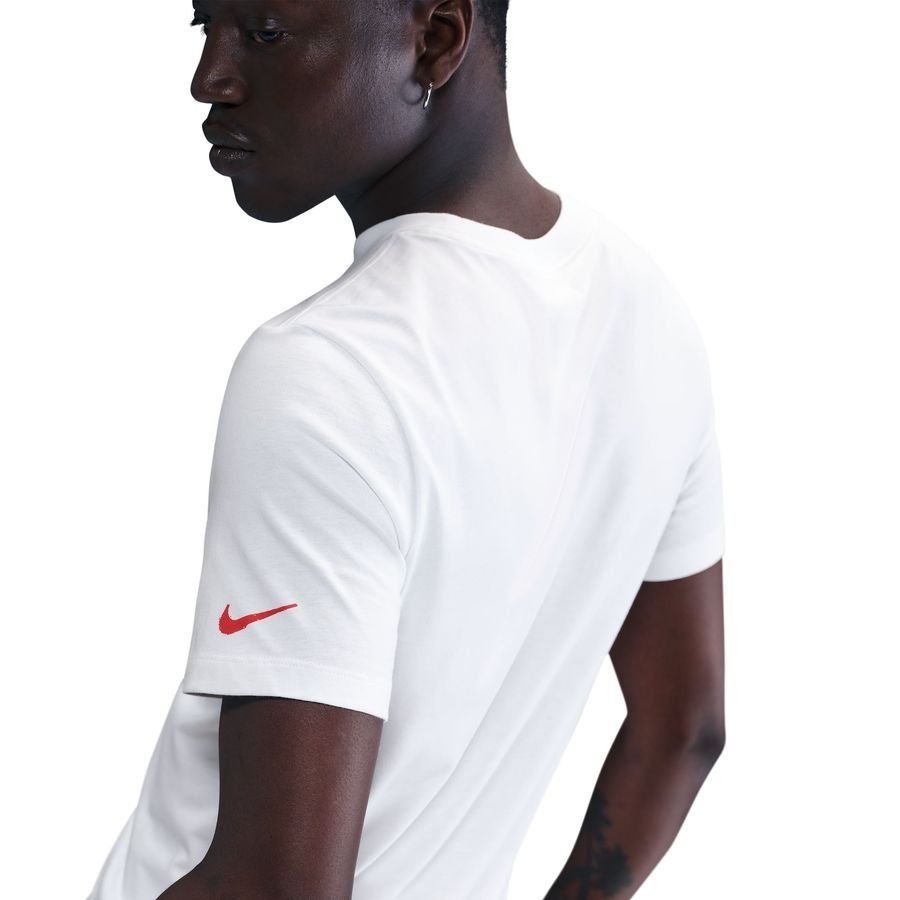 Paris Saint Germain T-Shirt Wordmark - White - Men's-SoccerKits Hub | Buy Soccer Jerseys Online